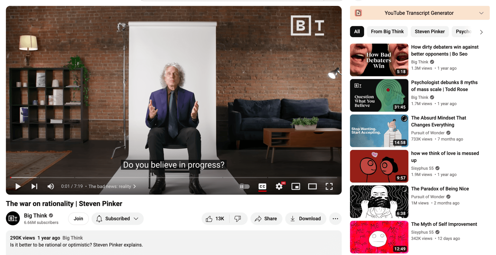 How to Use YouTube Transcript Generator